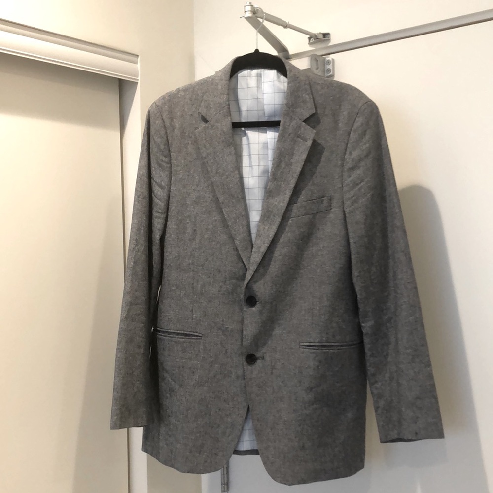 Stafford Men’s Suit Jacket, Grey